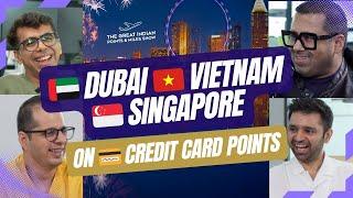 Fly to Singapore, Vietnam & Dubai Using Credit Card Points | Real Redemption Stories from India ️