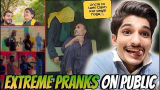 FIRST TIME PRANKS IN PUBLIC|| MAZA A GAYA AAJ TO|| #funnyvideo #pranks #public #dailyvlog