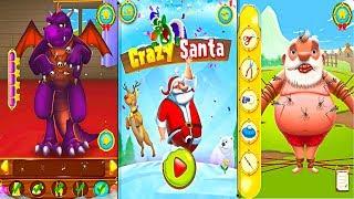 Crazy Santa Adventure Kids Games - Help Santa save Christmas! ( Vertical Video )