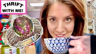 $1000 Profit On 16 Pieces Of Collectible Vintage Jewelry! Thrift With Me!