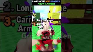 Ranking Grow a Garden Moments (pt.1)
