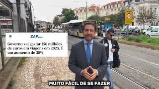 Para portugueses tostões, para o governo viajar: 156 MILHÕES!