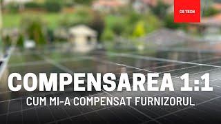 Cum se face compensarea 1:1 a energiei fotovoltaice produse și livrate în rețea?