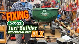 How To Fix Scotts Broadcast Spreader - Turf Builder Edgeguard DLX Repair #diy