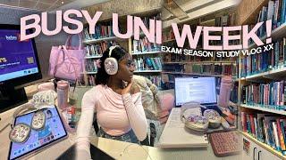 study vlog 2024  navigating busy Uni days, Productive Study Tips, and Student Success College