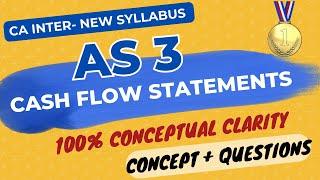 AS 3 in ENGLISH - Cash Flow Statements - PART 1 CONCEPTS - CA Inter New Syllabus