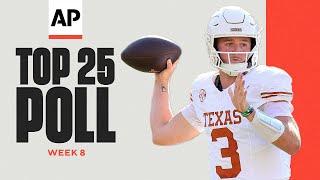 AP Top 25 Poll Released: Texas REMAINS at No. 1, Ohio State DROPS to No. 4 after loss to Oregon