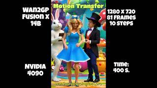Wan2GP - Fusion X 14b (Motion Transfer Compilation)