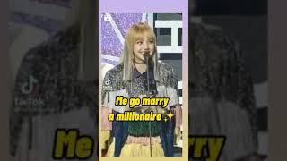 'me no study, me no care' BLACKPINK Lisa Ver.; credits to the owner