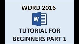 Word 2016 - Tutorial for Beginners - How To Use Microsoft Office 365 - MS Document MOS Exam Playlist