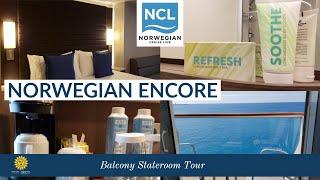 Norwegian Encore Balcony Cabin Tour and Review | Norwegian Cruise Line