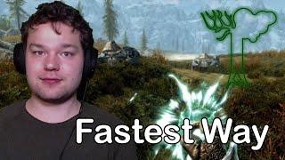 Fastest and Easiest way to get to level 100 in Alteration in skyrim tutorial