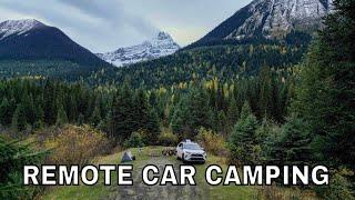 Remote Mountain Car Camping