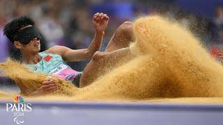 Dongdong Di topples Lex Gillette's long jump T11 world record to take gold in Paris | NBC Sports