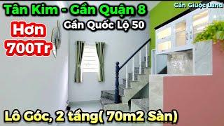 Nhà Phố Tân Kim, Cần Giuộc, Chỉ Hơn 700 Triệu, 2 Tầng Mới Đẹp,, Lô Góc, Kế QL50, Gần Quận 8, TP.HCM