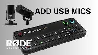 Add USB Mics To RODECASTER VIDEO