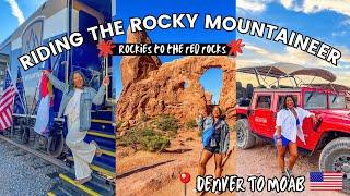 Rocky mountaineer luxury train   | 2 day train ride | rockies to the red rocks | denver to moab