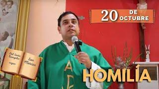 EVANGELIO DE HOY domingo 20 de octubre del 2024 - Padre Arturo Cornejo