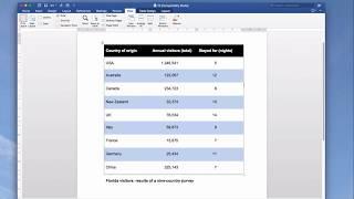 How to create professional-looking tables in Word | Emphasis