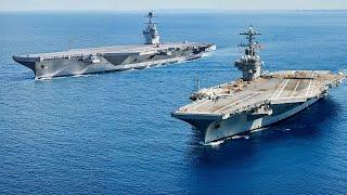 US Navy Commissions two new Carriers, CLINTON and BUSH!