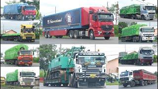 KOMPILASI TRUK EROPA !! SCANIA, VOLVO FH13, IVECO, MERCY AXOR, MERCY ACTROS MP4 2634, DAF XF, DAF CF