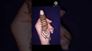 New Stylish Beautiful Side Thumb Mehndi Design Trending/ Created by #SunitaKumari️/ #Shorts