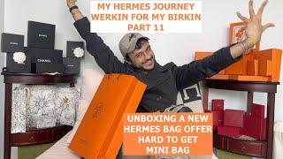 My Mini Lindy Unboxing My Hermès Journey Werkin for my Birkin Pt. 11 Surprise Mini Lindy Offer