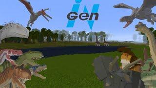 INGEN UNIVERSE ADDON Showcase Video - MINECRAFT Bedrock PE