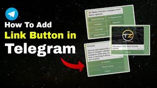 How to Create Link Buttons in Telegram Post | Add URL Buttons