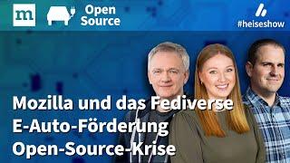 #heiseshow: Fediverse-Flucht, E-Auto-Förderung, Open-Source-Maintainer