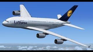 FSX P.E. ( Catania to Hamburg ) Airbus A380-841 By DAVIDBLADE94