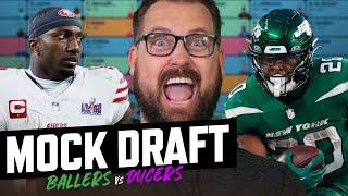 Mock Draft Battle! Ballers vs Ducers | Fantasy Football 2024 - Ep. 1613