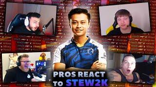 CSGO PROS REACT TO STEWIE2K PLAYS.