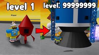 Buying The Max Level Rocket! - 3-2-1 Blast Off Simulator Roblox