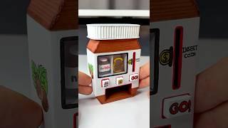 DIY Working Nutella Vending Machine with Paper | Paper Craft Ideas #shorts #papercraft