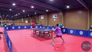 Xuqi Lin (2328) vs Aditya Sareen (2404)  Match  2024 Table Tennis Olympic Trials
