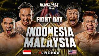 INDONESIA VS MALAYSIA! BYON COMBAT SHOWBIZ VOL.4 LIVESTREAM!