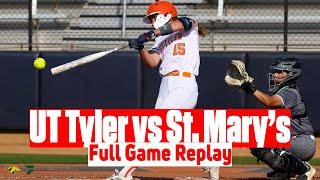 UT Tyler vs St. Mary's Softball Full Game Replay | 2025 LSC Softball