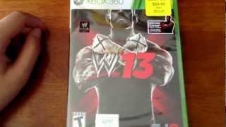 WWE 13 Unboxing for Xbox 360