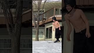 First ever trick! #ski #funny #viral