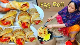 বাড়িতে সবথেকে সহজ পদ্ধতিতে egg roll তৈরি করুন একেবারে বাজারের মত egg roll recipe by Mehek kitchen