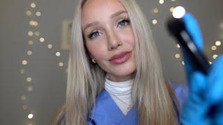 ASMR Doctor Check Up Roleplay (soft speaking, whispers, personal attention, writing...) // GwenGwiz