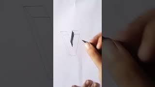 how to make 3d V# shorts#creativity