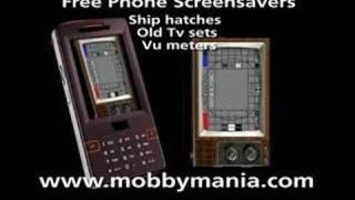 Vu meters, sea, ship hatches -Free Mobile Phone Screensavers