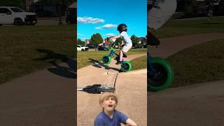  SEND IT!! Mini Bmx jump!!#bmx #shorts #funny