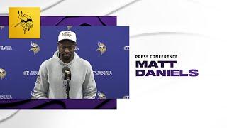 Matt Daniels Talks About Special Teams Play In Seattle, Need For 'Big Boy' Pads Against Packers