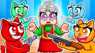 Techy Plays Cat Vs Grandma With MY CRAZY FAN GIRLS...