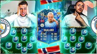 FIFA 23: HAALAND TOTS Prediction SQUAD BUILDER BATTLE  vs MaxMalle