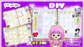 TaeJin Themed December Journal// TAEJIN MONTH// Inexpensive DIY// ARMY MayC// Philippines