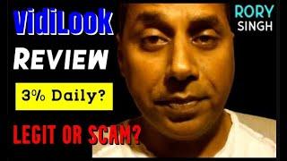 VidiLook Review - Get Paid 3% Daily Watching Ads? Legit or Scam? | vidilook.io